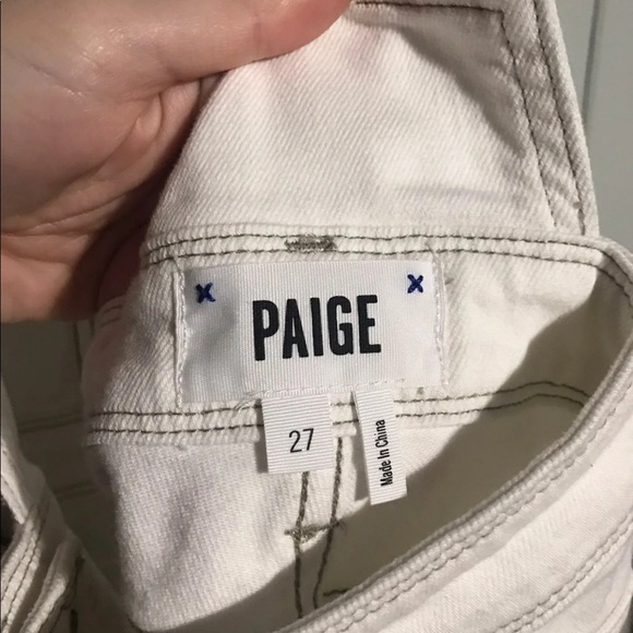 Paige denim white overalls - Picture 5 of 8